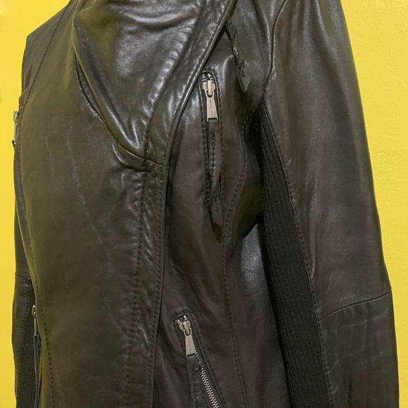 Michael Kors Leather Jacket - Picture 5 of 8